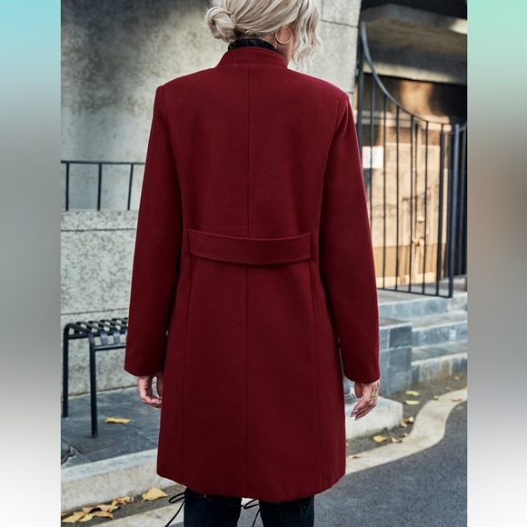 FITTED WOOL BLEND COAT - Picture 3 of 12